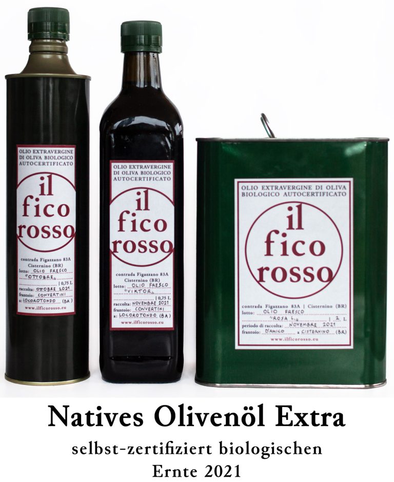 Natives Olivenöl Extra – Ernte 2021